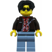 Минифигурка Лего Сити Гонщик cty1852