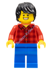  Минифигурка лего Сити - Зритель гонок на лодках-драконах - Мужчина