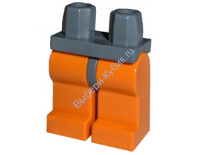 Деталь Лего Бедра И Ноги Цвет Темно-Серый