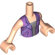 Деталь Лего Торс Мини Долл Френдс С Рисунком Цвет Светло-Телесный