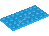 Деталь Лего Пластина 4 х 8 Цвет Темно-Лазурный