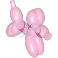 Деталь Лего Надувной Пудель Цвет Прозрачно-Розовый