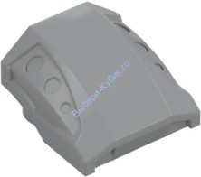 Деталь Лего Скос Закругленный 2 х 2 Без Штырьков С Тремя Углублениями Цвет Светло-серый