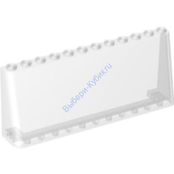 Деталь Лего Лобовое Стекло 2 х 12 х 4 Цвет Прозрачный