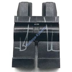 Деталь Лего Ноги С Рисунком Цвет Черный