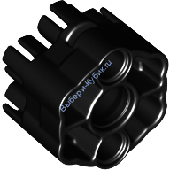 Деталь Лего Барабан Скорострельного Оружия Под Шесть Патрон Цвет Черный