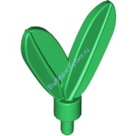 Деталь Лего Перо Малое Цвет Зеленый