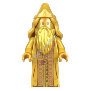 Минифигурка Лего Гарри Поттер Альбус Дамблдор Albus Dumbledore, 20th Anniversary Pearl Gold