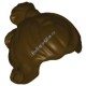 Деталь Лего Парик Цвет Темно-Коричневый