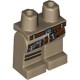 Деталь Лего Ноги С Рисунком Цвет Темно-Песочный