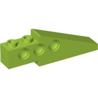 Деталь Лего Техник Кубик Скошенный Длинный (Стрелка) Цвет Лайм