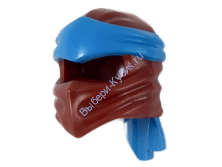 Деталь Лего Шлем Ниндзя Цвет Темно-Красный