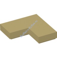 Деталь Лего Плитка 2 х 2 Угол Цвет Песочный