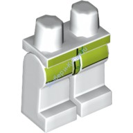 Деталь Лего Ноги С Рисунком Цвет Белый