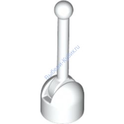 Деталь Лего Малая База Для Рычага С Белым Рычагом Цвет Белый