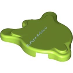 Деталь Лего Плитка Круглая 2 х 2 С Боковыми выступами Цвет Лайм