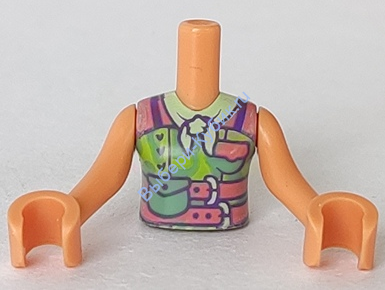 Деталь Лего Торс Мини Долл Френдс С Рисунком Цвет Телесный