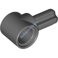 Деталь Лего Техник Коннектор С Одной Осью Цвет Темно-Серый