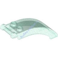 Деталь Лего Лобовое Стекло 6 х 2 х 2 С Ручкой Цвет Прозрачно-Голубой Сатин