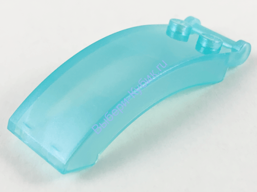 Деталь Лего Лобовое Стекло 6 х 2 х 2 С Ручкой Цвет Прозрачно-Голубой Сатин