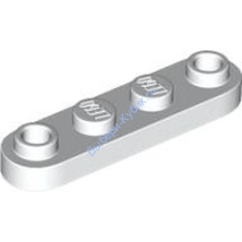 Деталь Лего Пластина 1 х 4 Круглая Цвет Белый