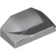 Деталь Лего Кубик Модифицированный 1 х 2 х Без Штырьков Наконечник Крыла Цвет Светло-Серый