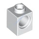 Деталь Лего Техник Кубик 1 х 1 С Отверстием Цвет Белый