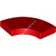 Деталь Лего Плитка Круглый Угол 2 х 2 Макарони Цвет Красный