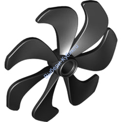 Деталь Лего Пропеллер 7 Лопастей 6 Диаметр Цвет Черный