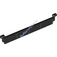 Деталь Лего Секция Гаражных Ролл-Ворот Без Ручки Цвет Черный