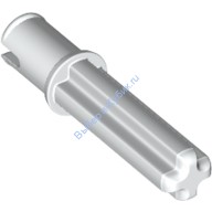 Деталь Лего Техник Ось 2L С Штифтом Без Фрикционных Выступов Цвет Белый