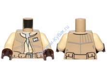 Деталь Лего  Торс  Rebel Цвет Темно- Песочный