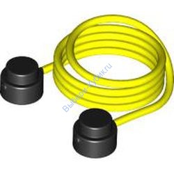 Деталь Лего Нить с Штырьками на Концах 30L (24 cм) Цвет Неоново-Желтый