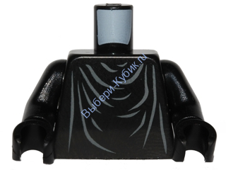 Деталь Лего Торс Цвет  Черный 