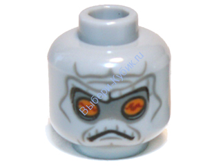 Деталь Лего  Голова Цвет Светло-Серый