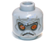 Деталь Лего  Голова Цвет Светло-Серый