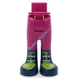 Деталь Лего Мини Долл Ноги С Рисунком Цвет Маджента