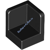 Деталь Лего Панель 1 х 1 х 1 Угол Цвет Черный