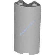 Деталь Лего Цилиндр Четверть 2 х 2 х 5 Цвет Светло-Серый