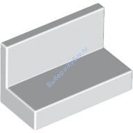 Деталь Лего Панель 1 х 2 х 1 С Закругленными Углами Цвет Белый