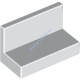 Деталь Лего Панель 1 х 2 х 1 С Закругленными Углами Цвет Белый