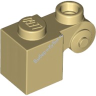 Деталь Лего Кубик Модифицированный 1 х 1 С Роликом С Открытый Штырёк Цвет Песочный