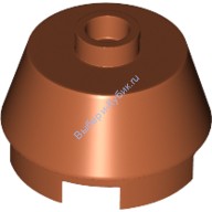 Деталь Лего Конус 2 х 2 Обрезанный Цвет Темно-Оранжевый