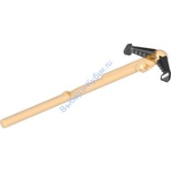 Деталь Лего Стержень 8L С Черным Концом Стрелки Цвет Прозрачно-Оранжевый