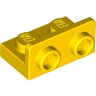 Деталь Лего Кронштейн 1 х 2 - 1 х 2 Перевернутый Цвет Желтый