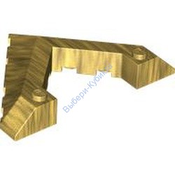 Деталь Лего Клин 6 х 8 Заостренный Вырез Цвет Перламутрово-Золотой