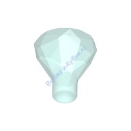 Деталь Лего Камень / Кристалл 1 х 1 24 Грани Цвет Прозрачно-Голубой