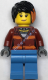Минифигурка Лего Сити Преступник Девушка