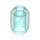 Деталь Лего Кубик Круглый 1 х 1 Открытый Штырек Цвет Прозрачно-Голубой