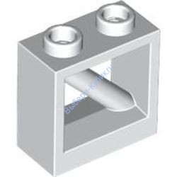 Деталь Лего Ограда 1 x 2 x 1 2/3 Цвет Белый